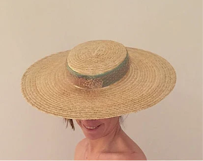 Canotier Carla verde
