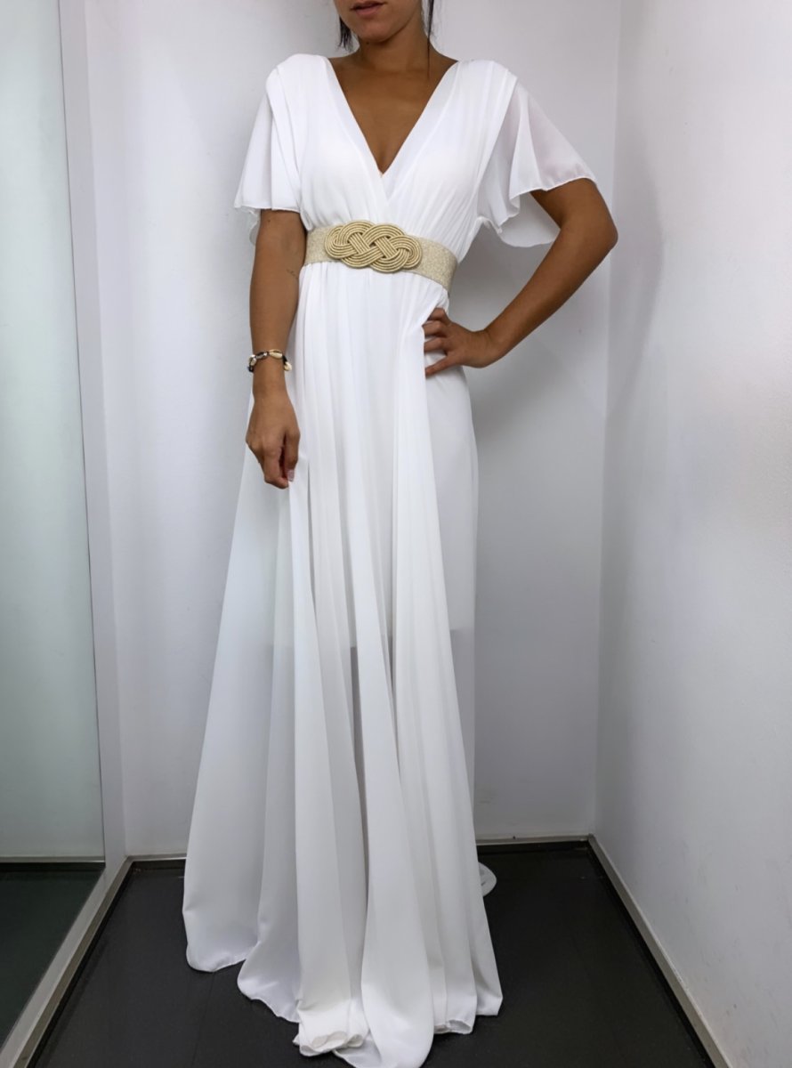 Vestido Bella Mangas Novia - Imagen 7
