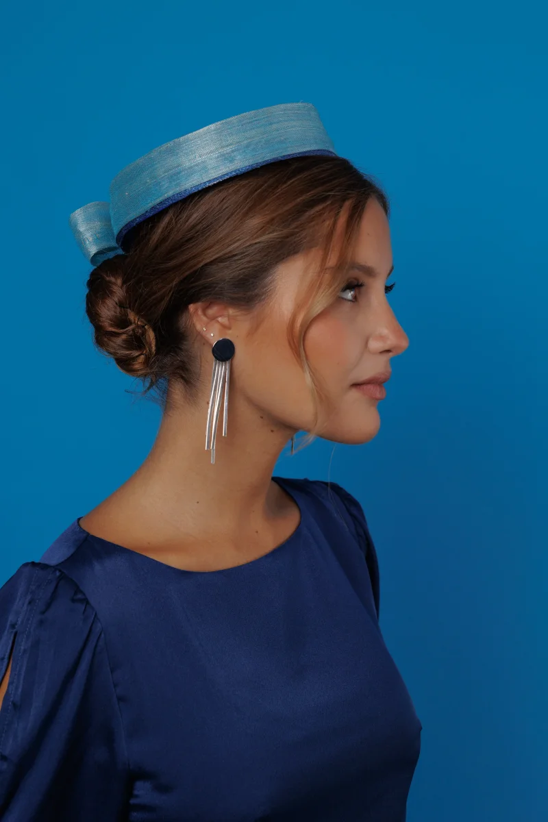 Tocado Romola azul - Imagen 5