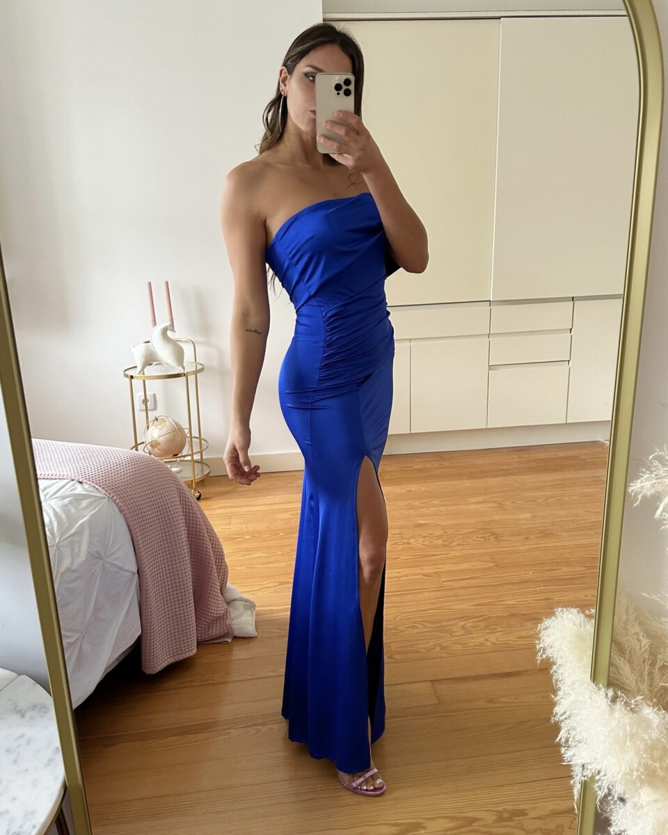 Vestido Seda Hombro - Imagen 3