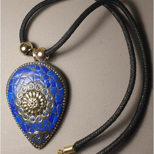 COLGANTE MUJER PICO AZUL