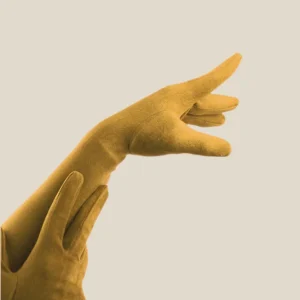 Guantes largos Mostaza