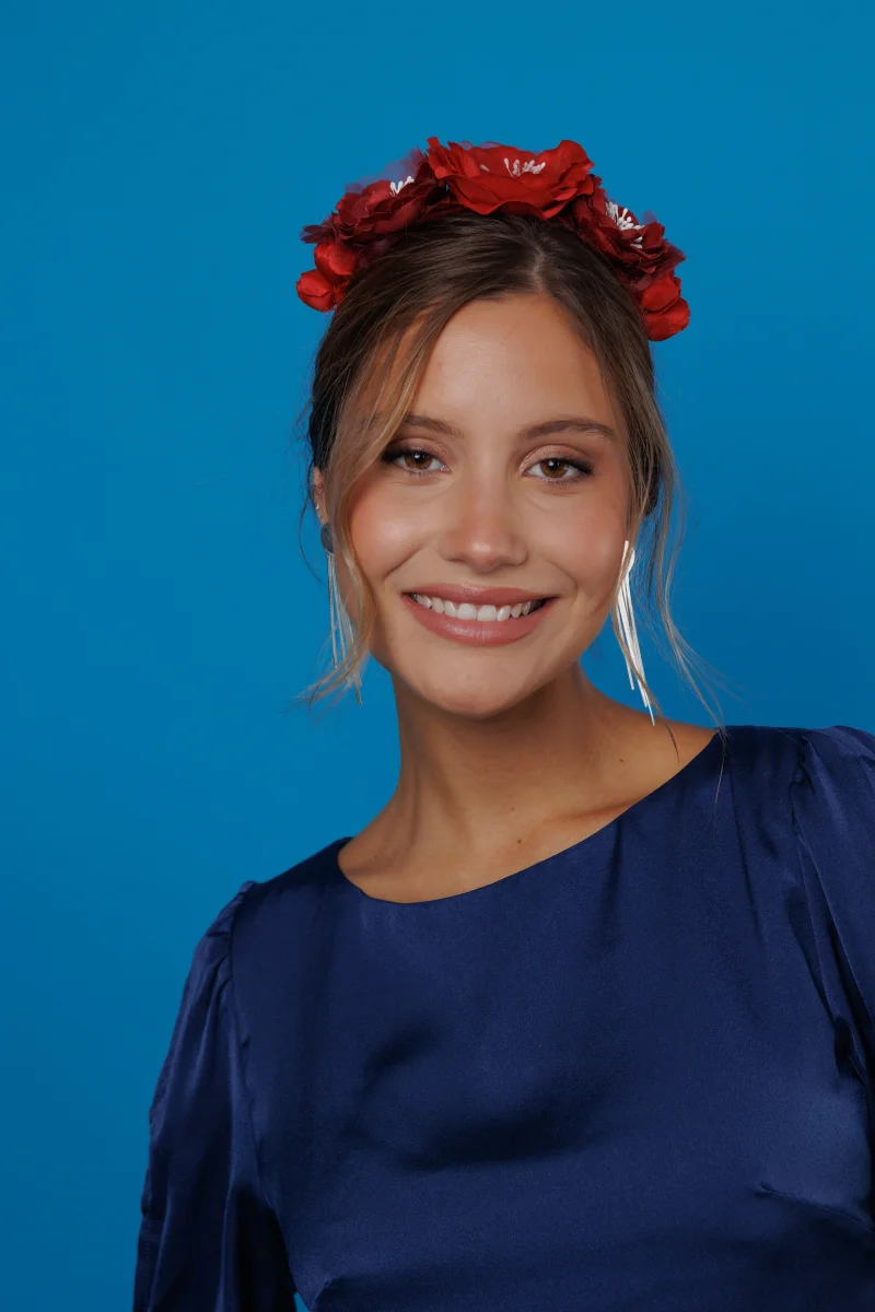 Diadema Alina roja - Imagen 2