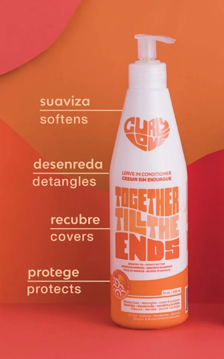 Curly Love Leave-In Conditioner – 290 ml Acondicionador sin enjuague para rizos hidratados, definidos y libres de frizz - Imagen 4