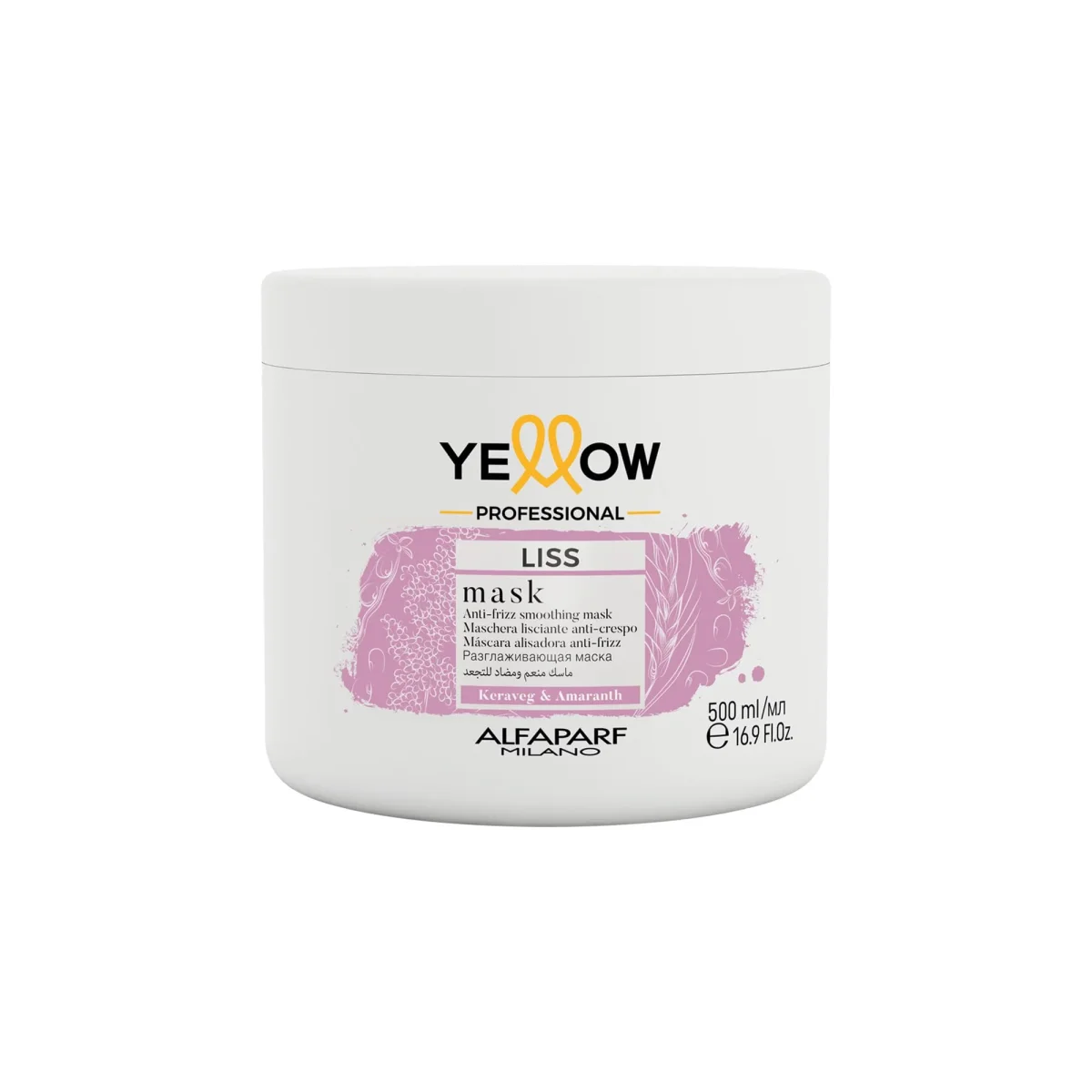 Yellow Liss Mask – 500 ml / 16.90 fl. oz. | Mascarilla Suavizante Anti-Frizz - Imagen 2