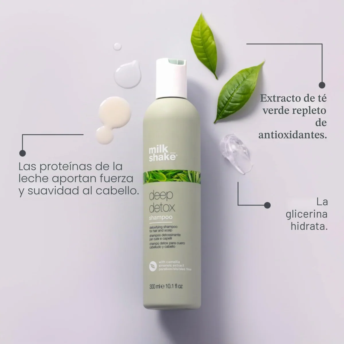 Milk Shake Deep Detox Shampoo – 300 ml - Imagen 4