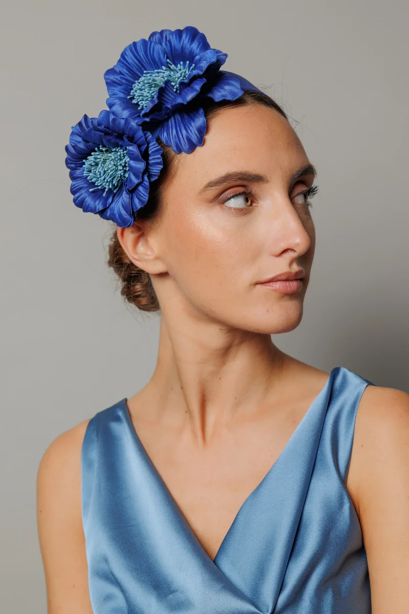 Diadema Chantal azul - Imagen 3