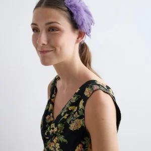 Tocado Faisán lavanda