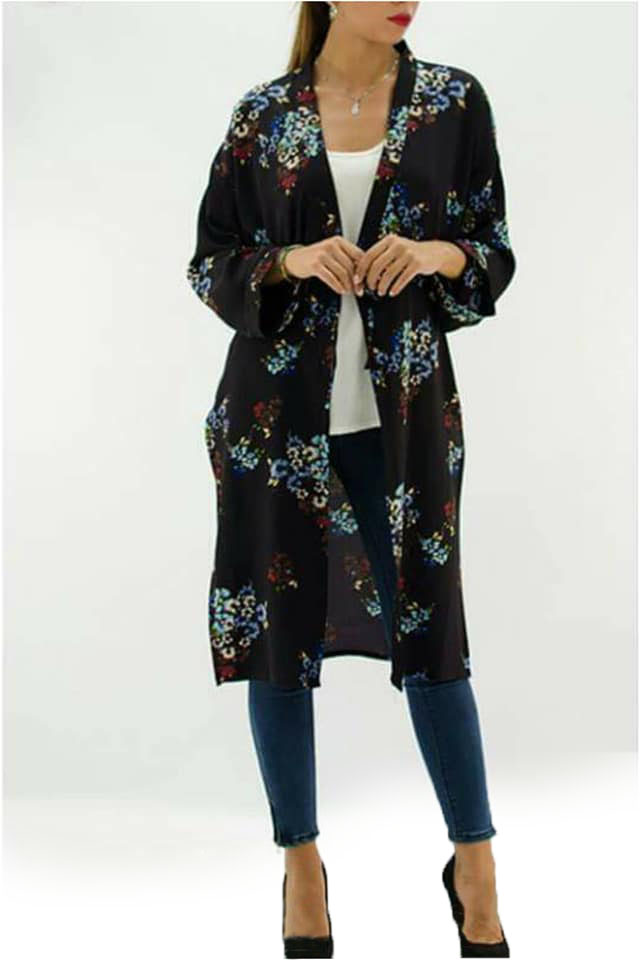 Kimono mujer estampado floral