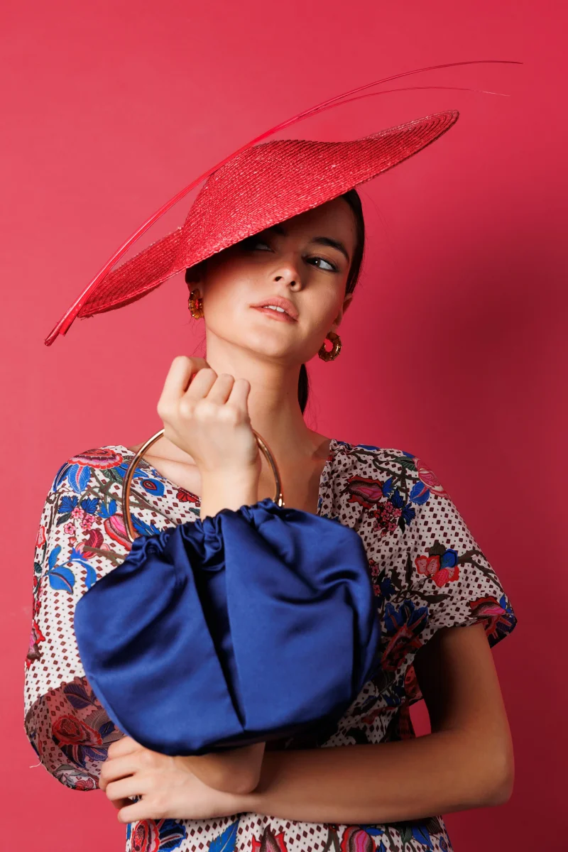 Tocado Renata rojo - Imagen 3