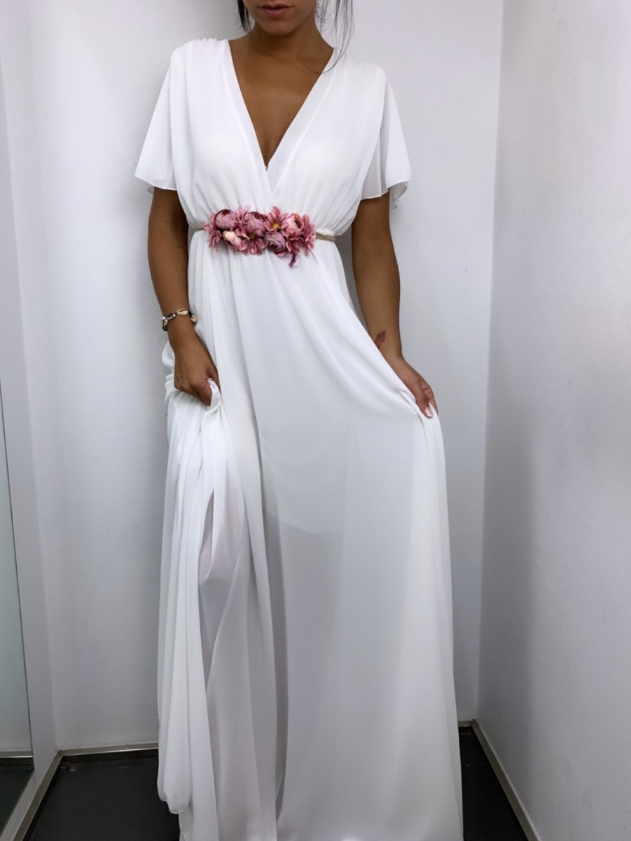 Vestido Bella Mangas Novia - Imagen 3