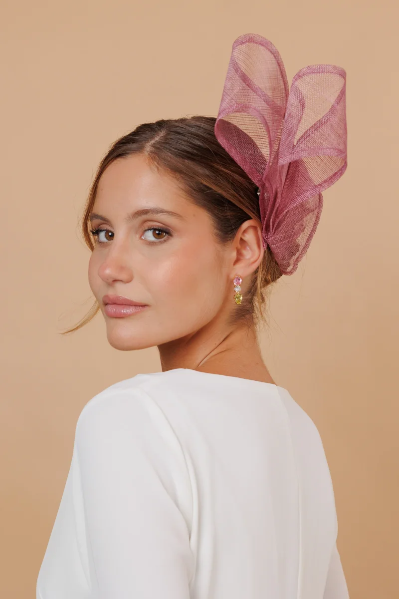 Tocado Pleat buganvilla - Imagen 3