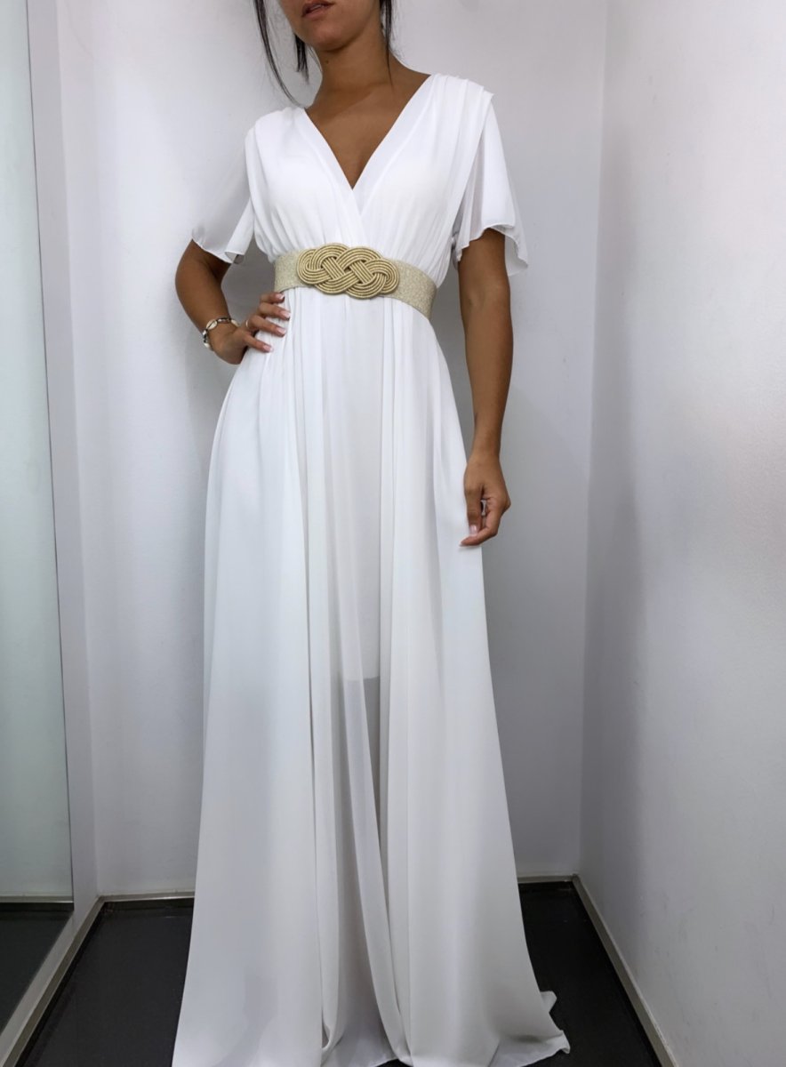 Vestido Bella Mangas Novia - Imagen 5
