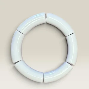 Pulsera Puzzle blanco