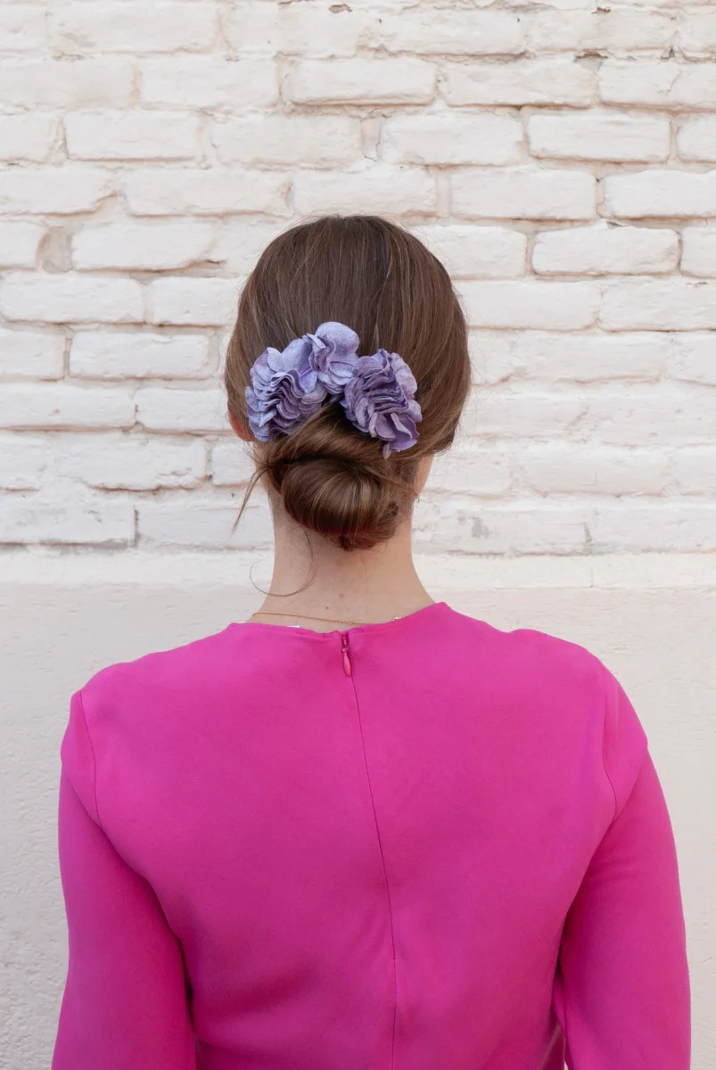 Tocado Hortensias Lila - Imagen 3