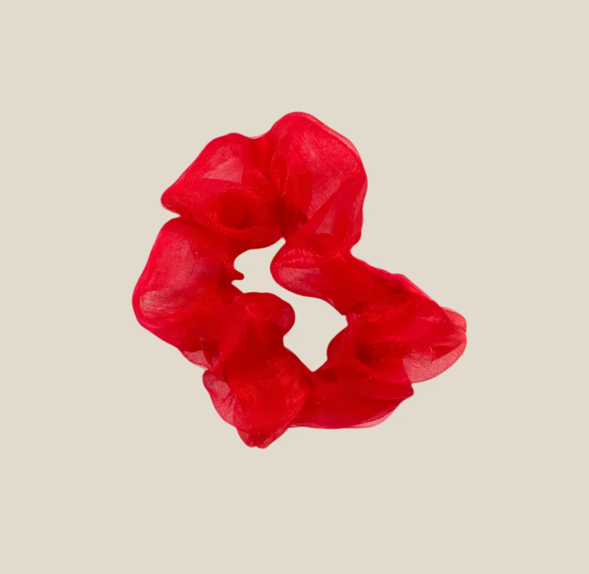Donut organza roja