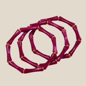 Pulsera Puzzle granate