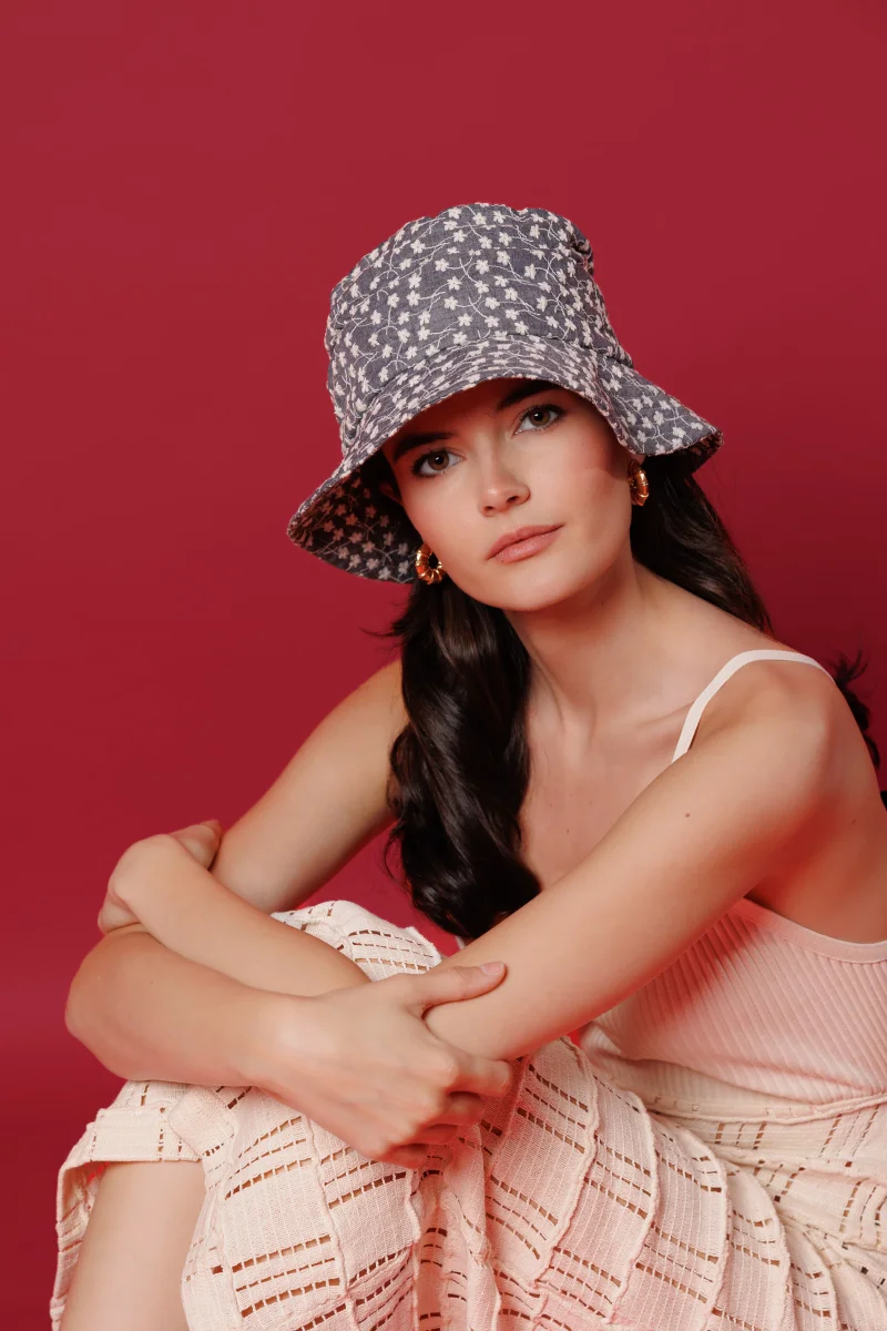 Sombrero Maiori azul - Imagen 3