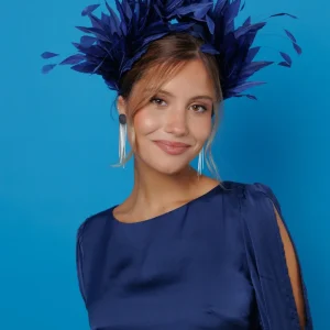 Diadema Avestruz azul