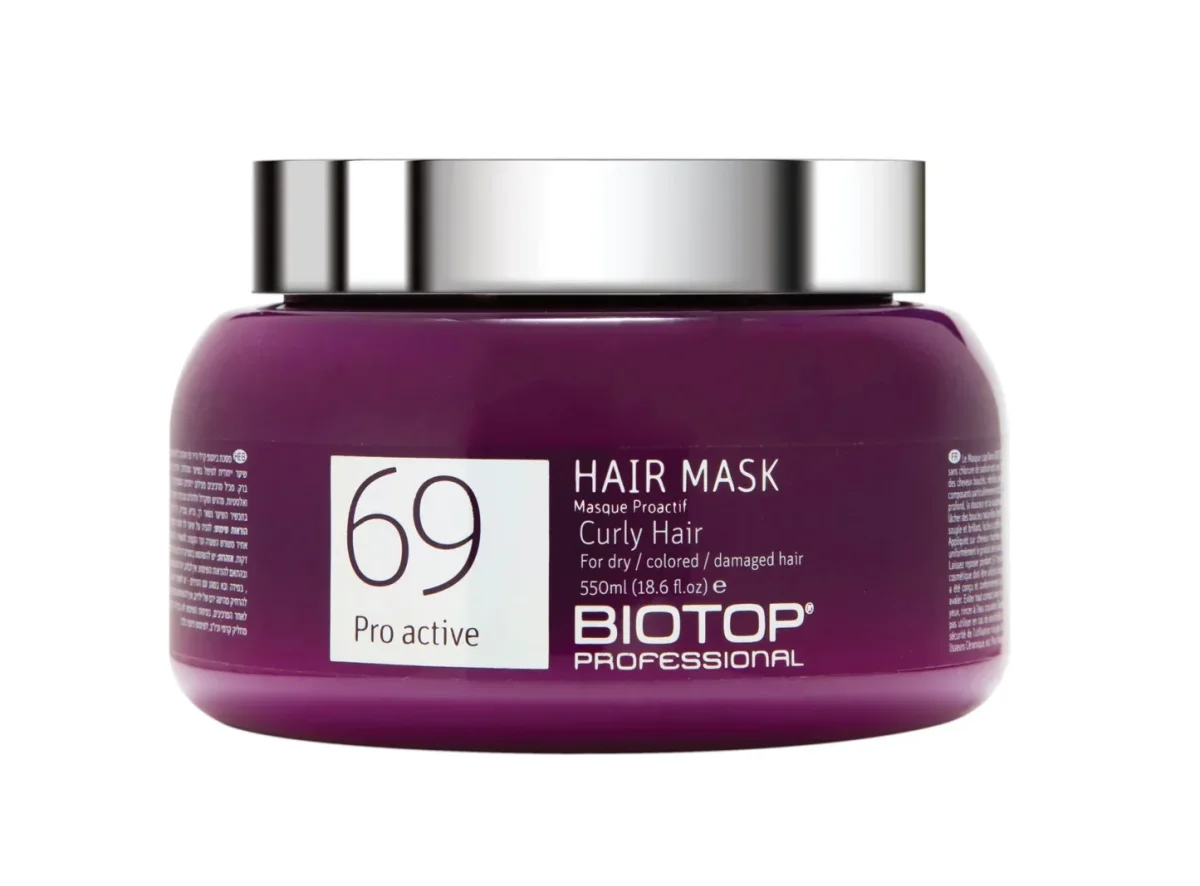 BIOTOP 69 Hair Mask Curly Hair 550 ml – Hidratación y Definición Intensiva - Imagen 2