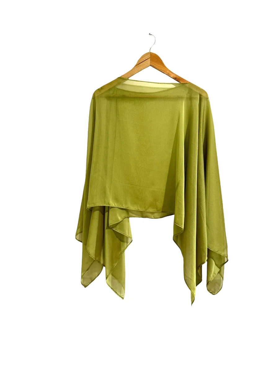 Capa seda Verde Lima - Imagen 4