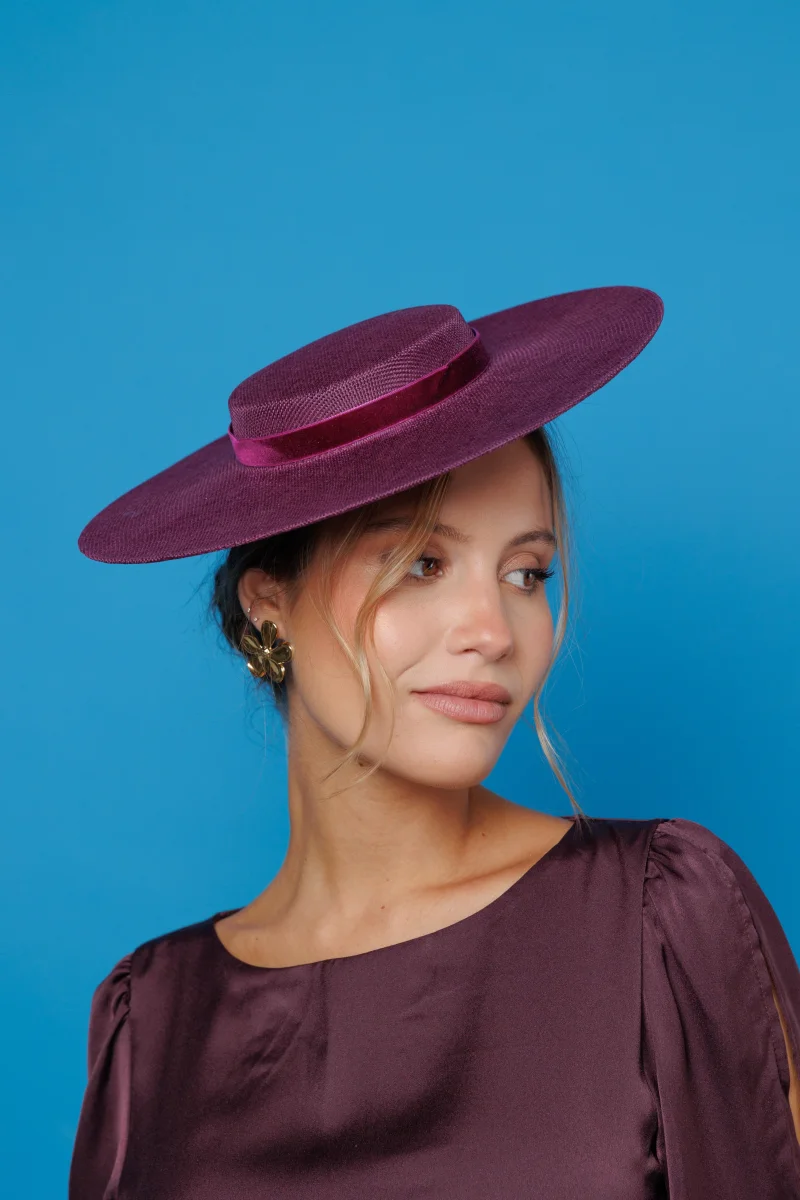 Canotier York Berenjena - Imagen 2