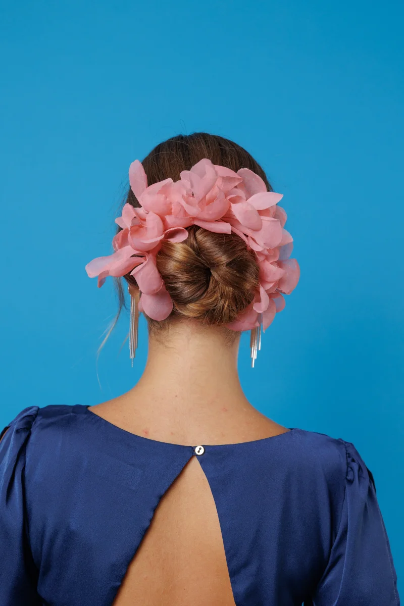 Tocado Pétalos rosa - Imagen 2
