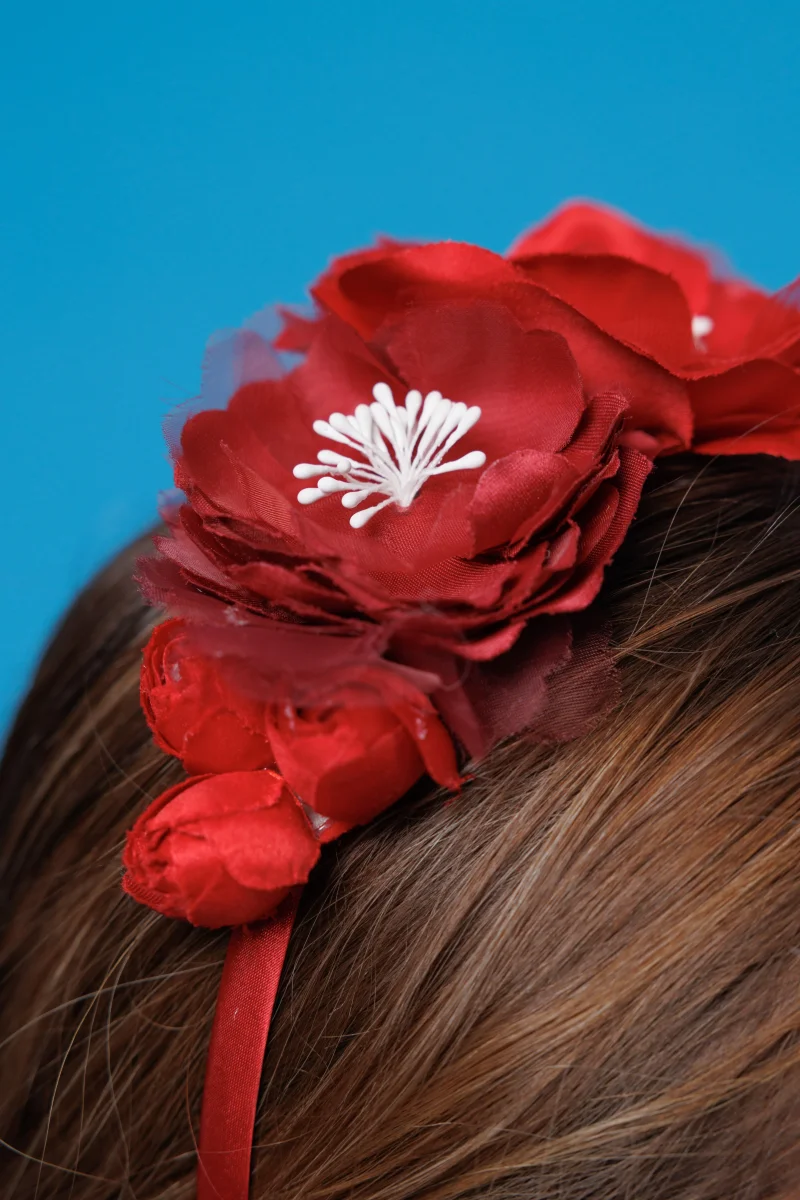 Diadema Alina roja - Imagen 6