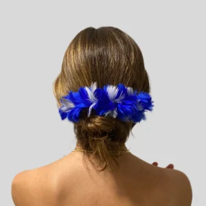 Tocado Perica azul
