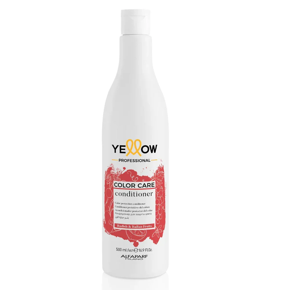 Alfaparf Milano Yellow Professional Color Care Conditioner – 500 ml | Protección y Cuidado para Cabello Teñido - Imagen 2