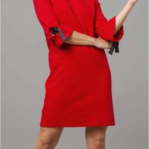 Vestido mujer manga tres cuartos