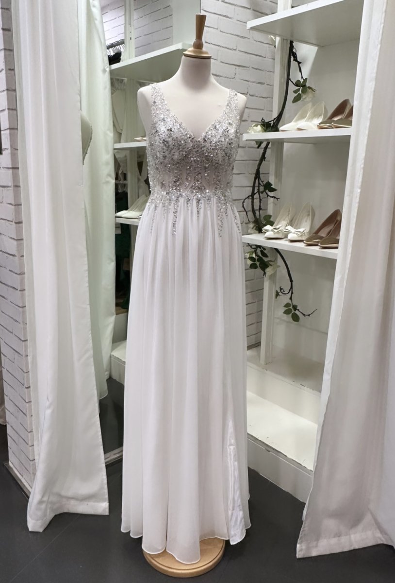 Vestido Novia Princesa transparencias - Imagen 3