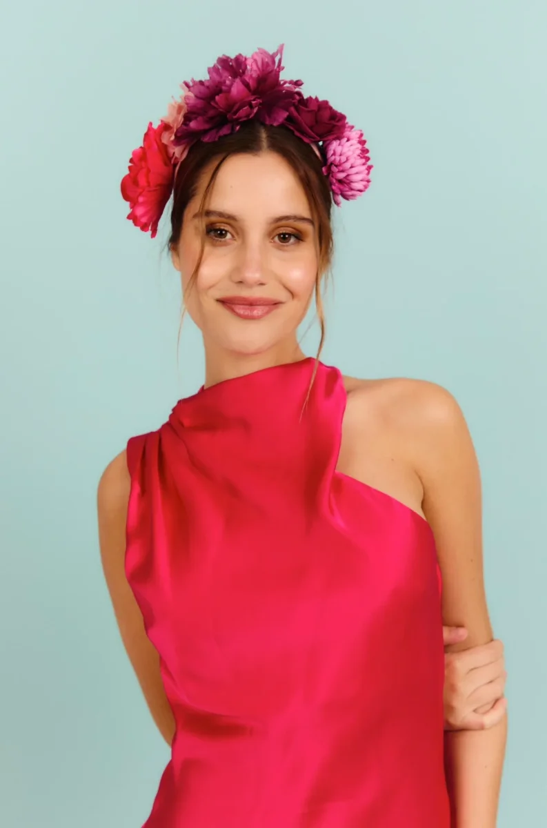 Diadema Frida buganvilla - Imagen 4