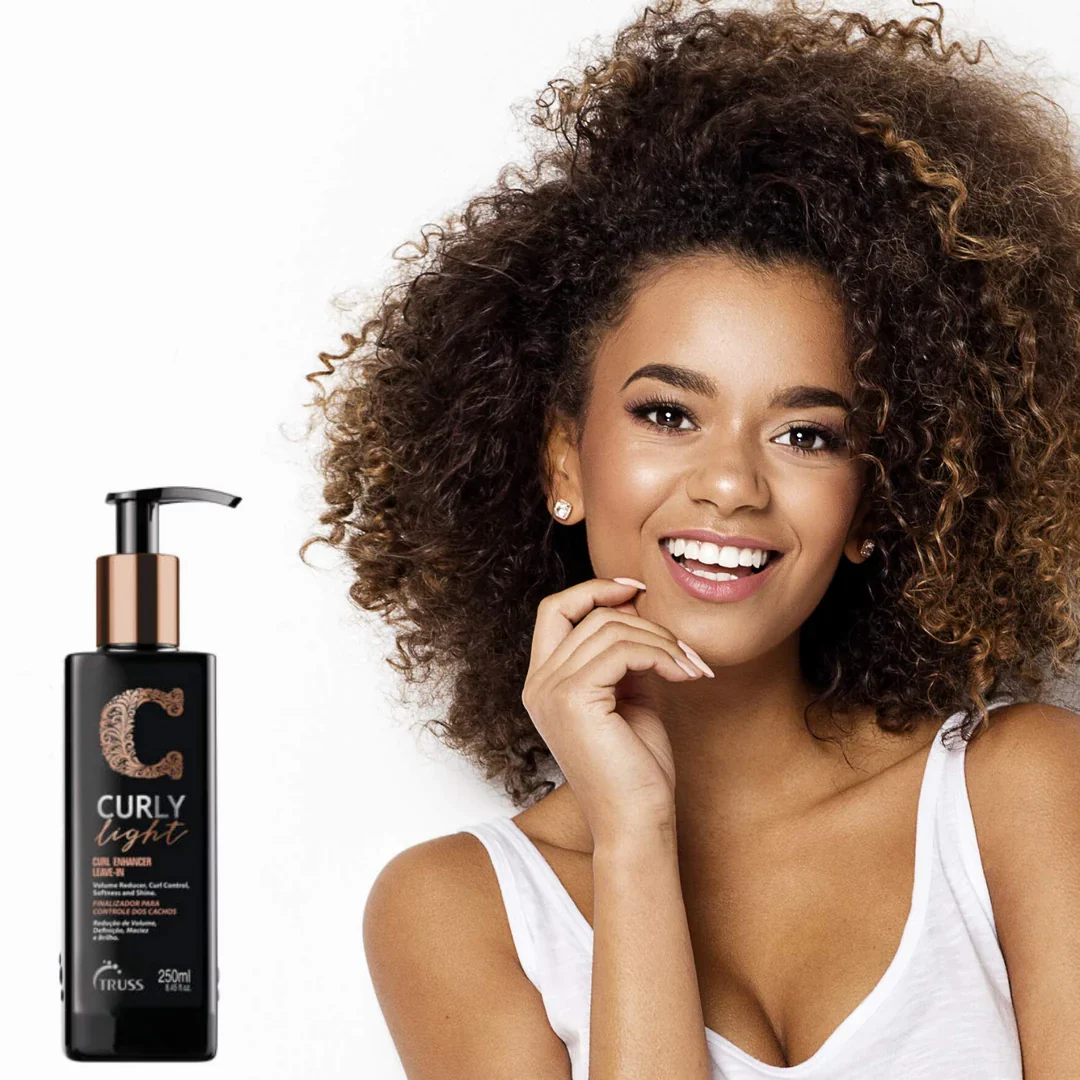 TRUSS Curly Light Enhancer Leave-In – 250 ml | Hidratación Ligera y Definición para Rizos - Imagen 4