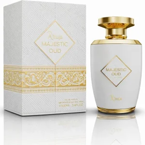 Ahuja Majestic Oud – Perfume Árabe 100 ml  Lujo intenso con la elegancia del oud