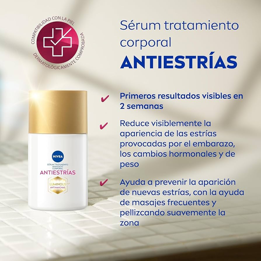 NIVEA Anti-Estrías Sérum Tratamiento Avanzado Corporal – 100 ml - Imagen 3