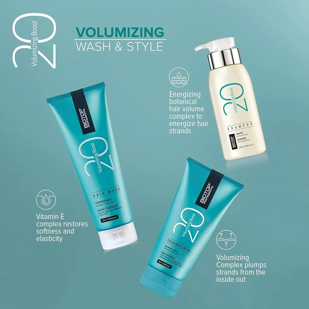 olumizing Boost 20 Shampoo 250 ml – Shampoo Voluminizador Profesional - Imagen 3
