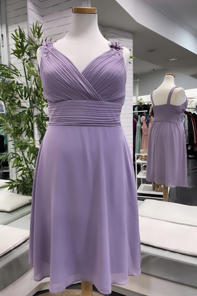 Vestido Curvy Pétalos Corto - Imagen 7