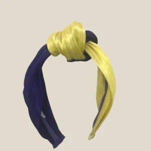 Diadema Condesa amarilla y morada