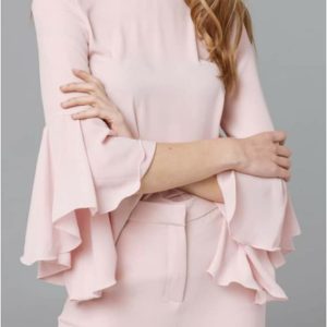 Blusa mujer mangas volantón