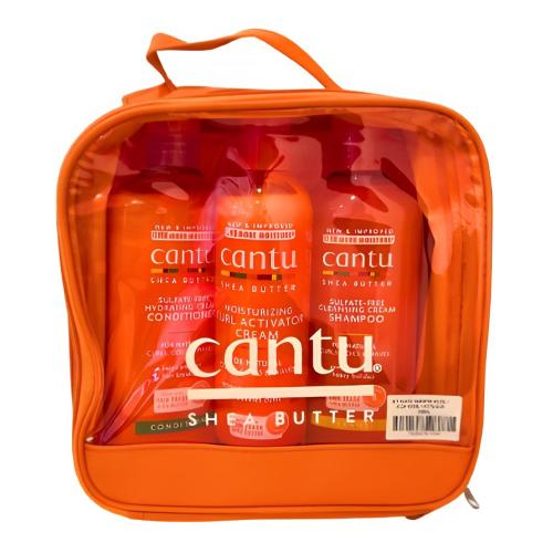 CANTU Kit Shea Butter – Shampoo + Acondicionador + Activador de Rizos