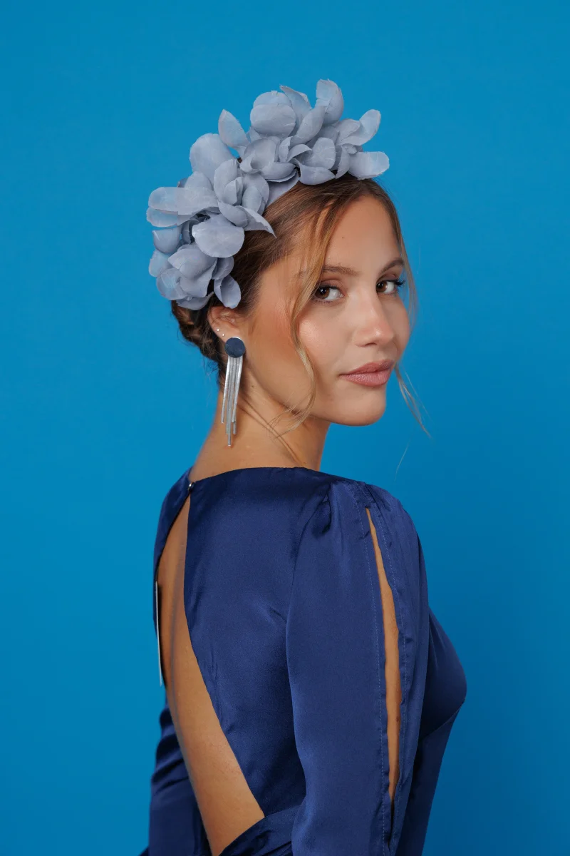 Diadema Halfpetalines gris - Imagen 4