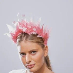 Diadema Avestruz rosa