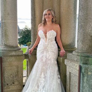 Vestido Tul Sirena Novia