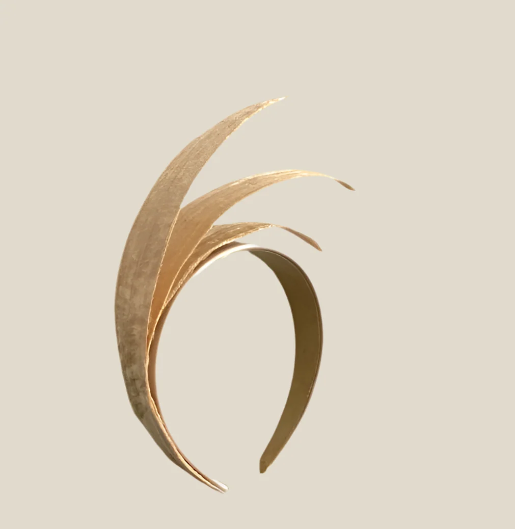 Diadema Palma beige - Imagen 3