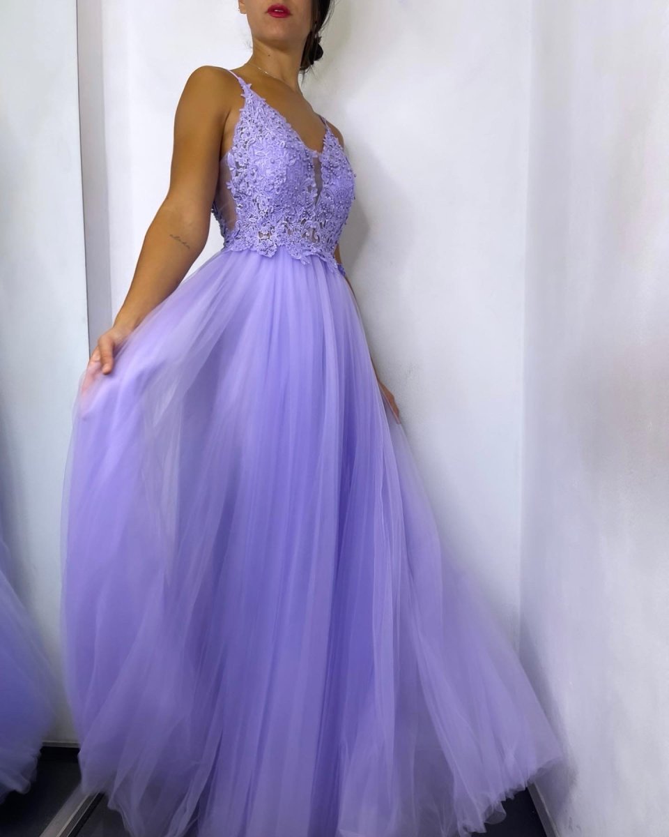 Vestido Encaje Tul - Imagen 9