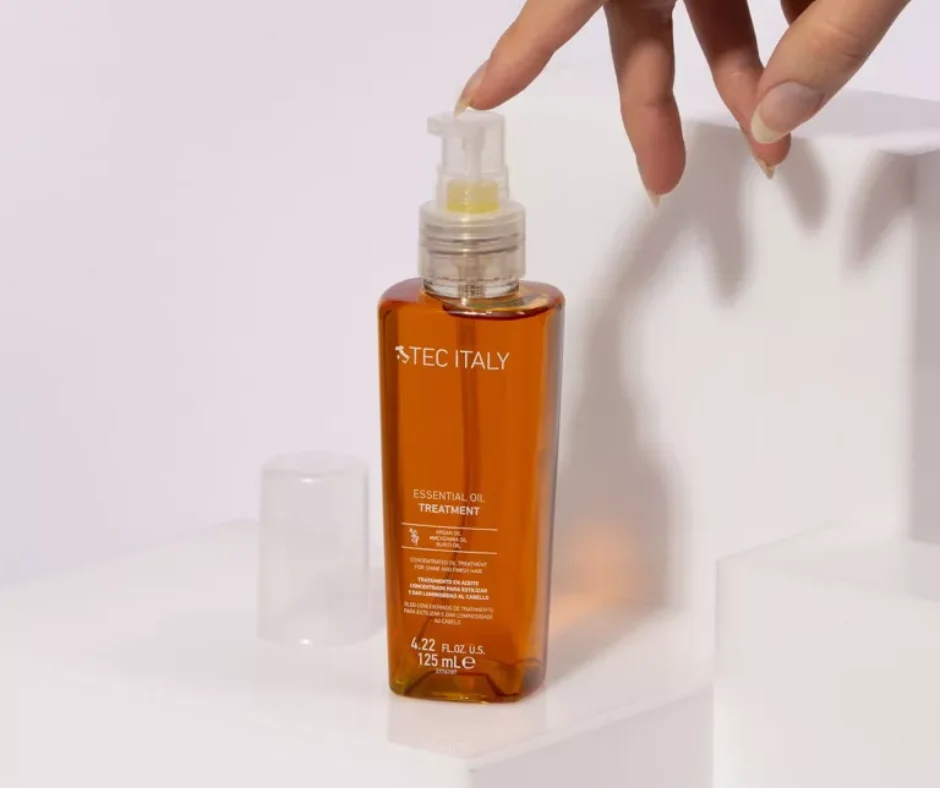 TEC ITALY ESSENTIAL OIL TREATMENT 125m CONCENTRADO PARA ESTILIZAR Y DAR LUMINOSIDAD AL CABELLO