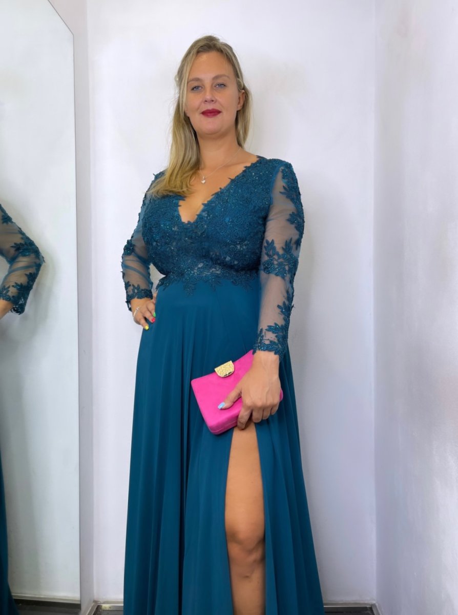 Vestido Dama Mangas Curvy - Imagen 3