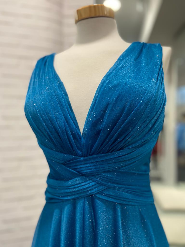 Vestido Dalia Escote Brillo - Imagen 5