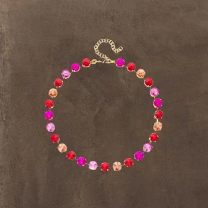 Collar Nuit rosa y naranja
